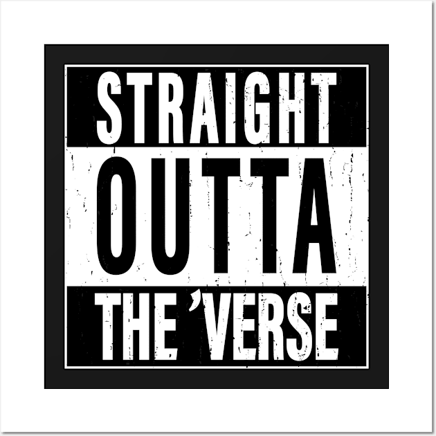 Straight Outta the Verse Wall Art by Godot